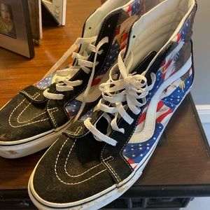 GUC Vans USA high tops size 10
